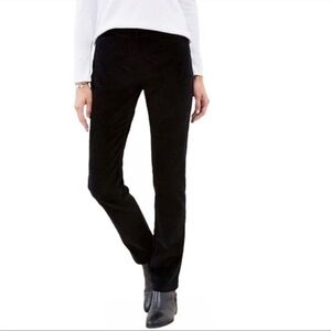 J. Jill Pant Trouser Corduroy Straight Leg Pull On Side ZIpepr Sweater Plus 14